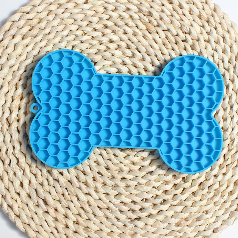 Bone Shaped Silicone Dog & Cat Lick Mat